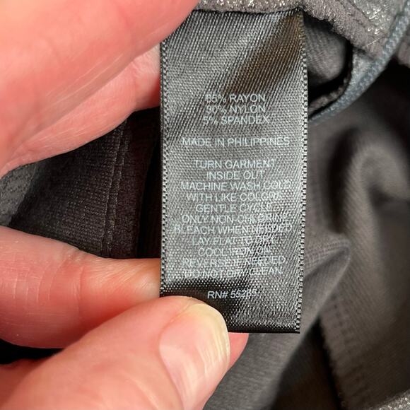 Express Silver Sparkle Stretchy Micro Mini Skirt NWT Size 0 - Picture 6 of 6